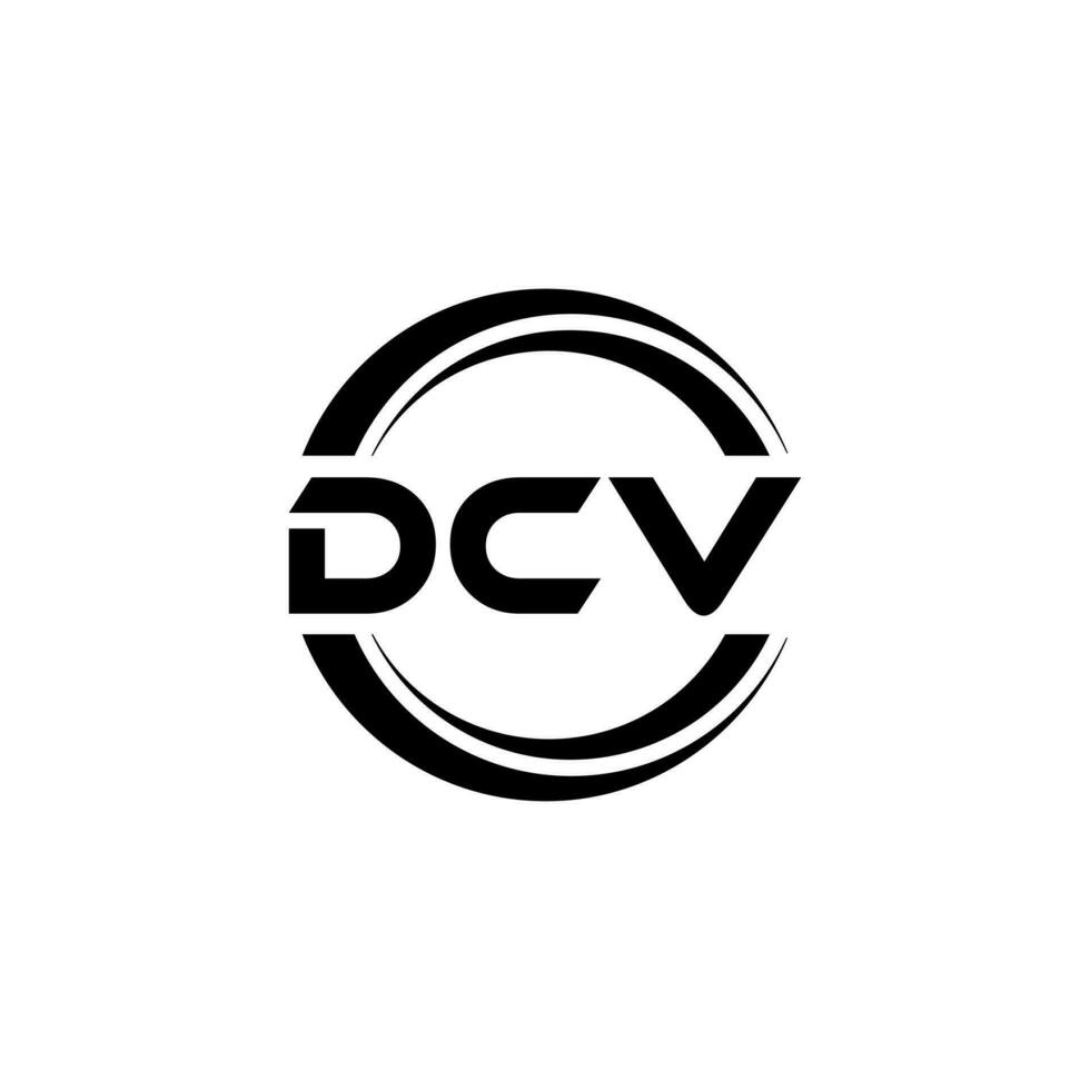 dcv logotyp design, inspiration för en unik identitet. modern elegans och kreativ design. vattenmärke din Framgång med de slående detta logotyp. vektor