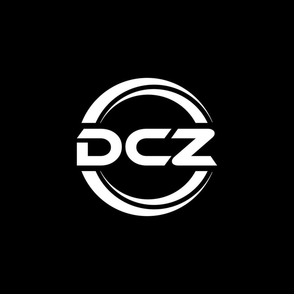 dcz logotyp design, inspiration för en unik identitet. modern elegans och kreativ design. vattenmärke din Framgång med de slående detta logotyp. vektor