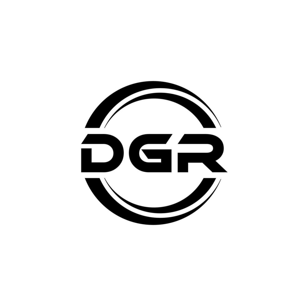 dgr Logo Design, Inspiration zum ein einzigartig Identität. modern Eleganz und kreativ Design. Wasserzeichen Ihre Erfolg mit das auffällig diese Logo. vektor