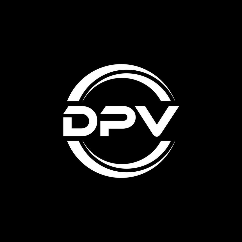 dpv Logo Design, Inspiration zum ein einzigartig Identität. modern Eleganz und kreativ Design. Wasserzeichen Ihre Erfolg mit das auffällig diese Logo. vektor