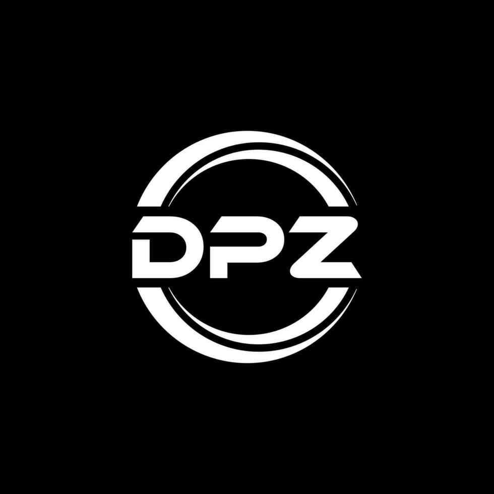 dpz Logo Design, Inspiration zum ein einzigartig Identität. modern Eleganz und kreativ Design. Wasserzeichen Ihre Erfolg mit das auffällig diese Logo. vektor