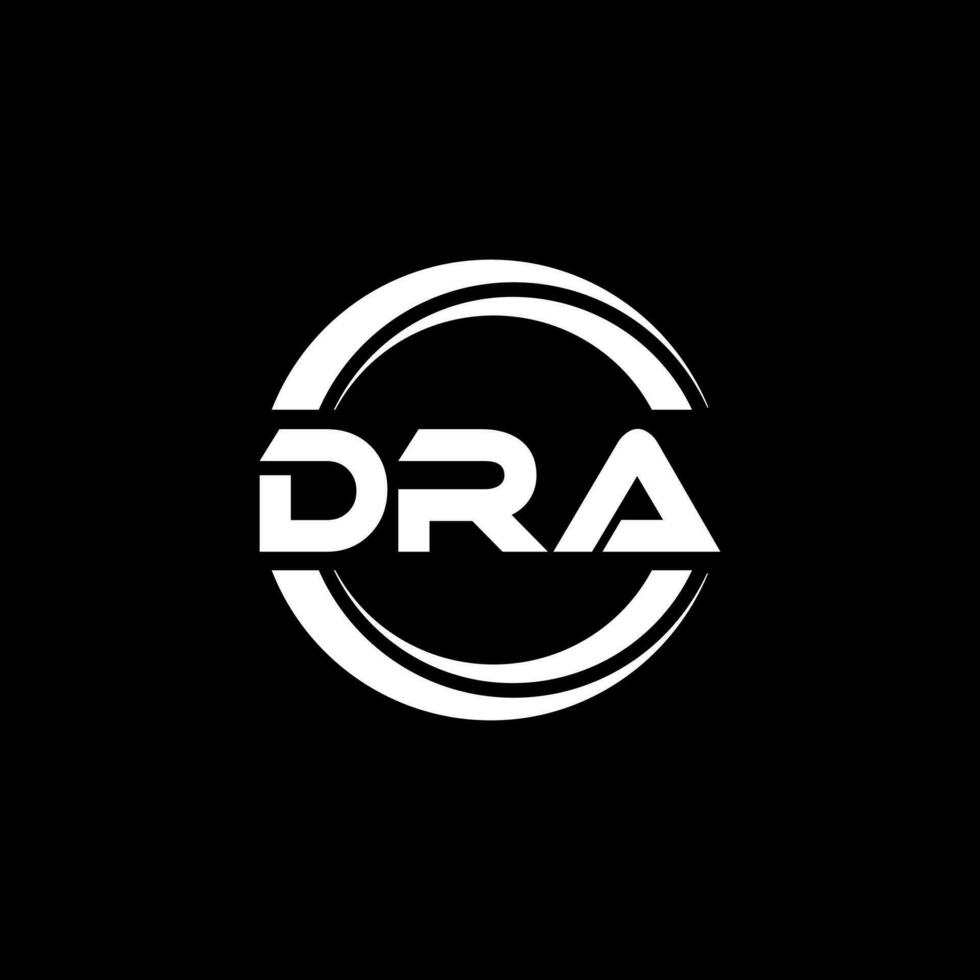 DRA logotyp design, inspiration för en unik identitet. modern elegans och kreativ design. vattenmärke din Framgång med de slående detta logotyp. vektor