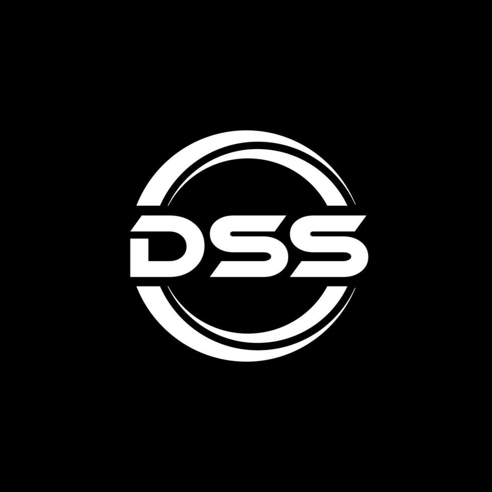 dss logotyp design, inspiration för en unik identitet. modern elegans och kreativ design. vattenmärke din Framgång med de slående detta logotyp. vektor