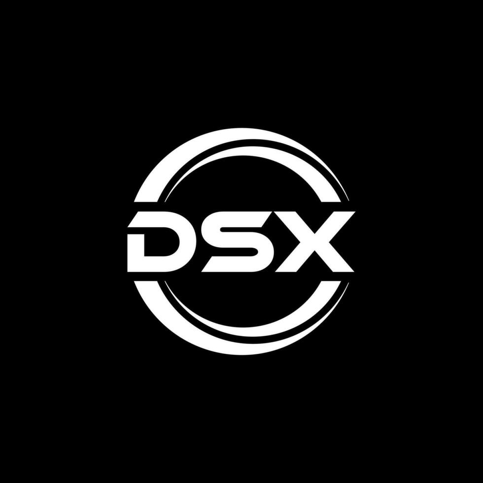 dsx logotyp design, inspiration för en unik identitet. modern elegans och kreativ design. vattenmärke din Framgång med de slående detta logotyp. vektor