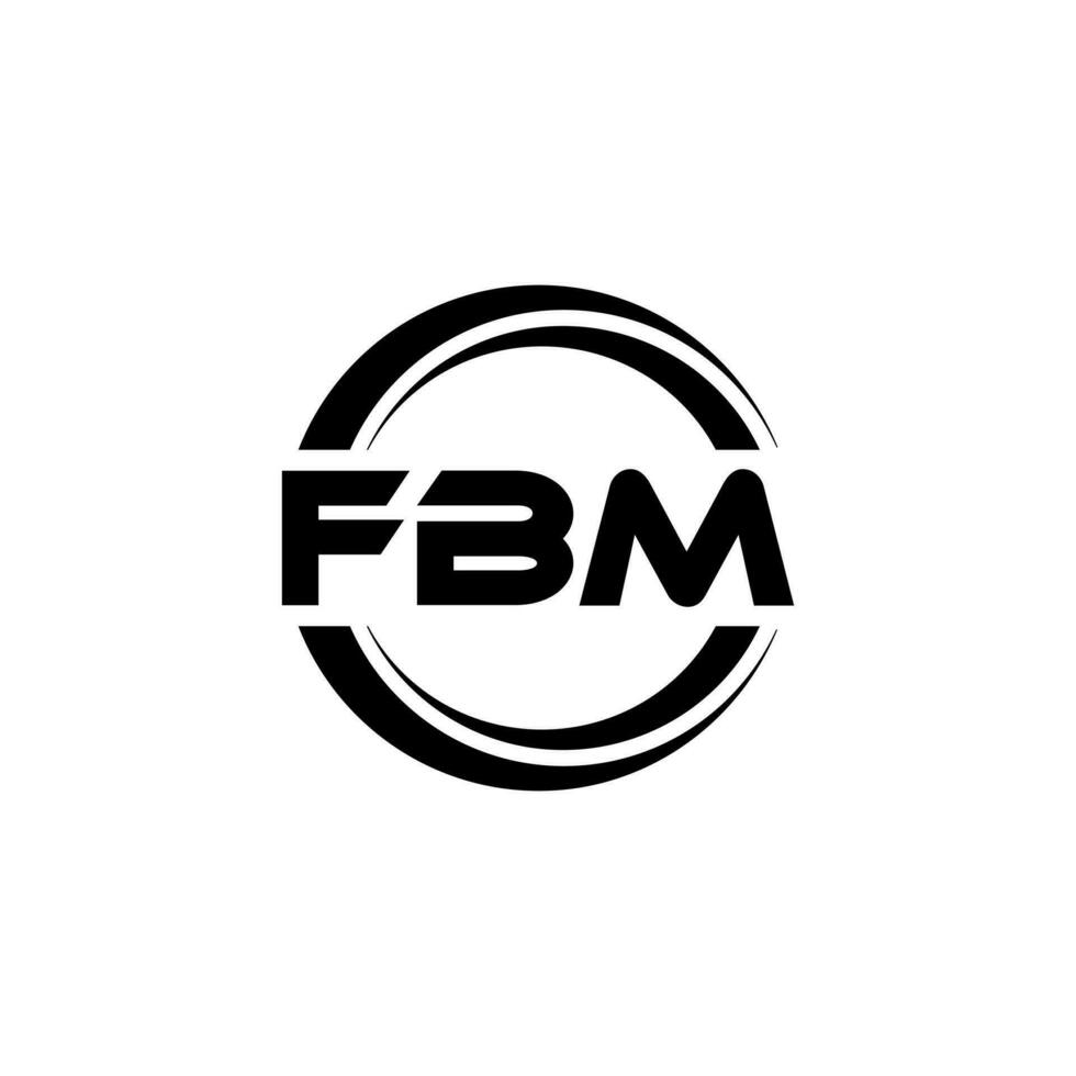 fbm Logo Design, Inspiration zum ein einzigartig Identität. modern Eleganz und kreativ Design. Wasserzeichen Ihre Erfolg mit das auffällig diese Logo. vektor