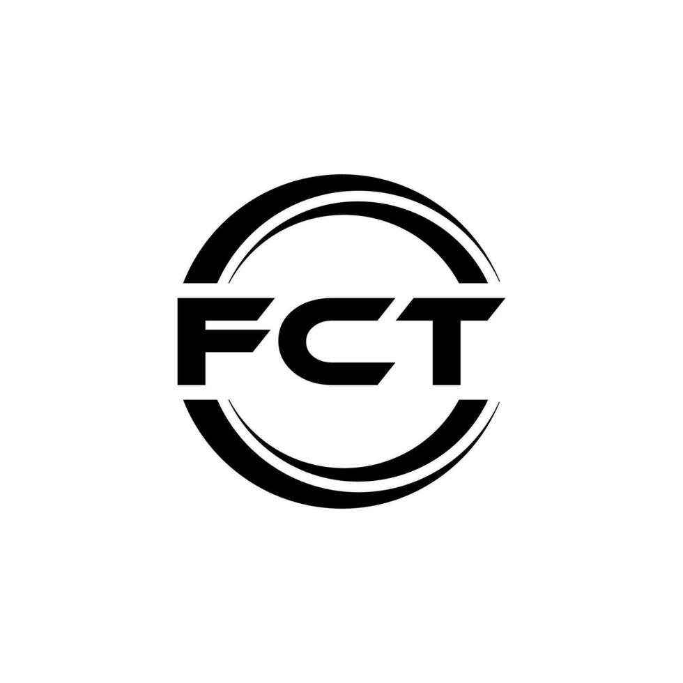 fct logotyp design, inspiration för en unik identitet. modern elegans och kreativ design. vattenmärke din Framgång med de slående detta logotyp. vektor