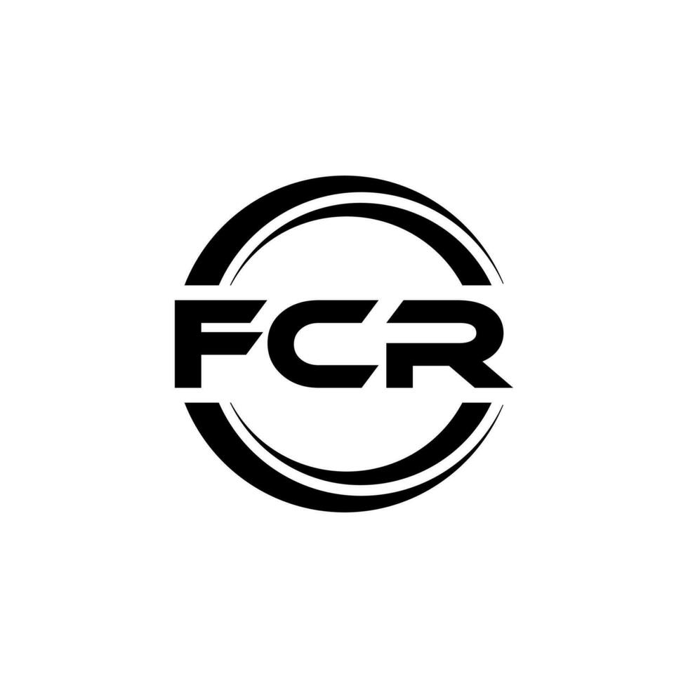 fcr Logo Design, Inspiration zum ein einzigartig Identität. modern Eleganz und kreativ Design. Wasserzeichen Ihre Erfolg mit das auffällig diese Logo. vektor