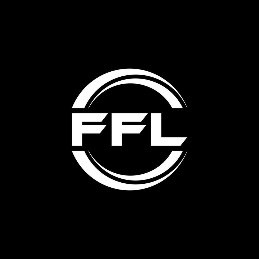 ffl Logo Design, Inspiration zum ein einzigartig Identität. modern Eleganz und kreativ Design. Wasserzeichen Ihre Erfolg mit das auffällig diese Logo. vektor