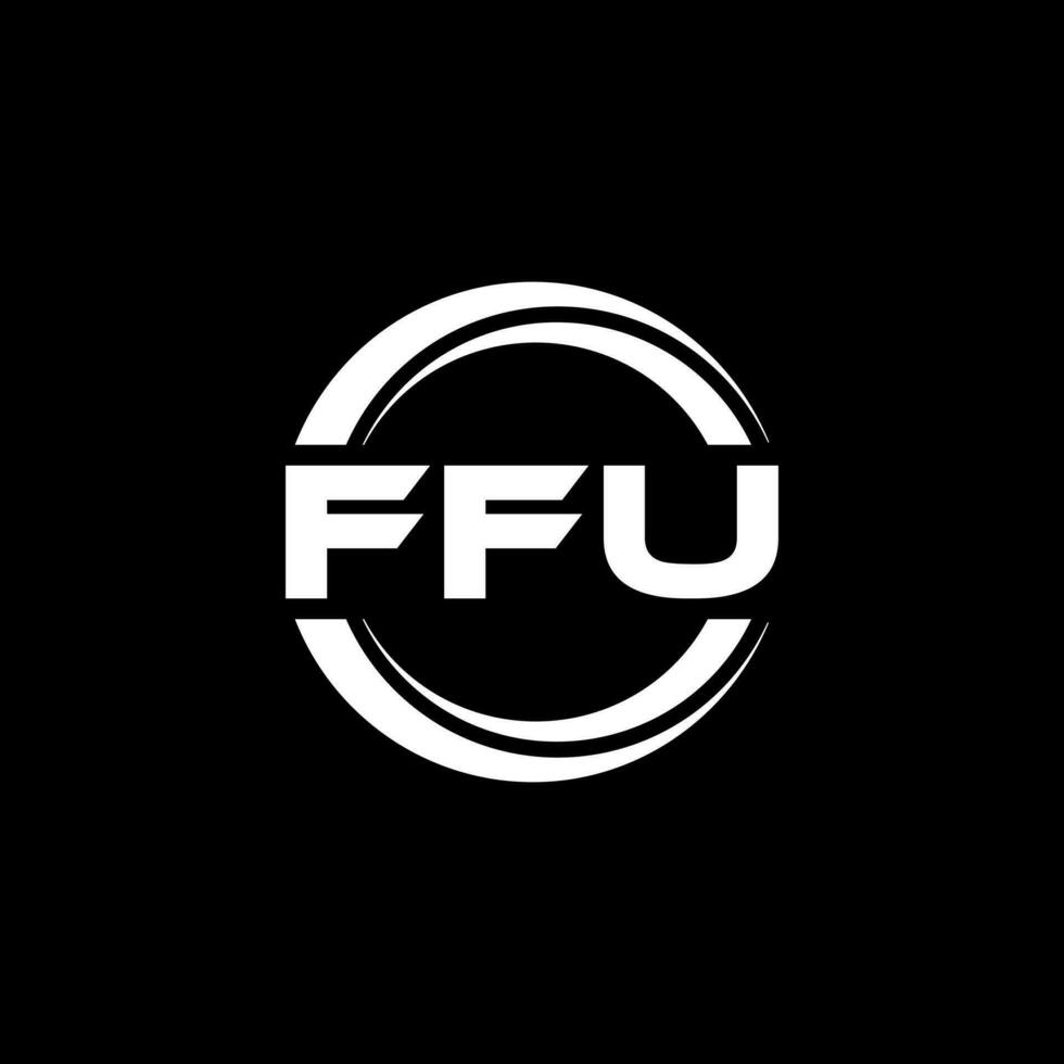 ffu Logo Design, Inspiration zum ein einzigartig Identität. modern Eleganz und kreativ Design. Wasserzeichen Ihre Erfolg mit das auffällig diese Logo. vektor