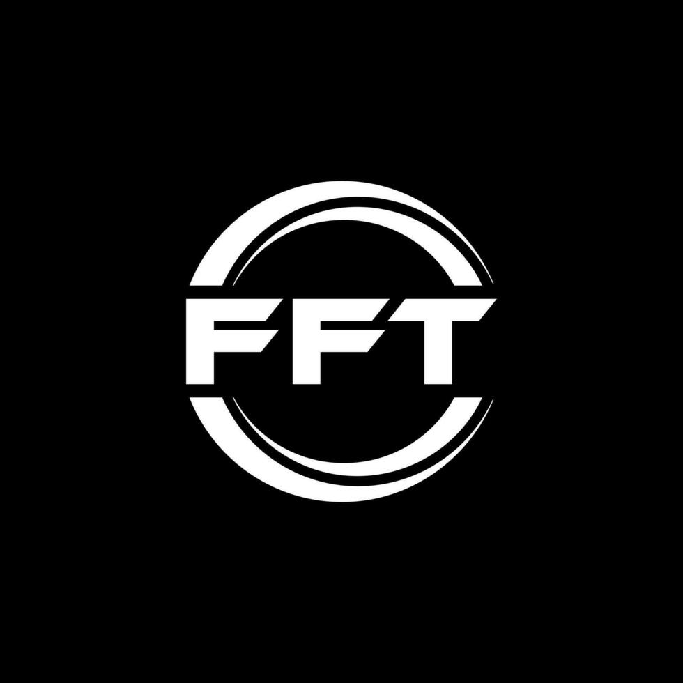 fft logotyp design, inspiration för en unik identitet. modern elegans och kreativ design. vattenmärke din Framgång med de slående detta logotyp. vektor