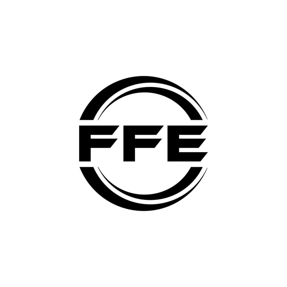 ffe logotyp design, inspiration för en unik identitet. modern elegans och kreativ design. vattenmärke din Framgång med de slående detta logotyp. vektor