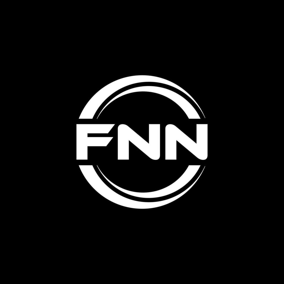 fnn Logo Design, Inspiration zum ein einzigartig Identität. modern Eleganz und kreativ Design. Wasserzeichen Ihre Erfolg mit das auffällig diese Logo. vektor
