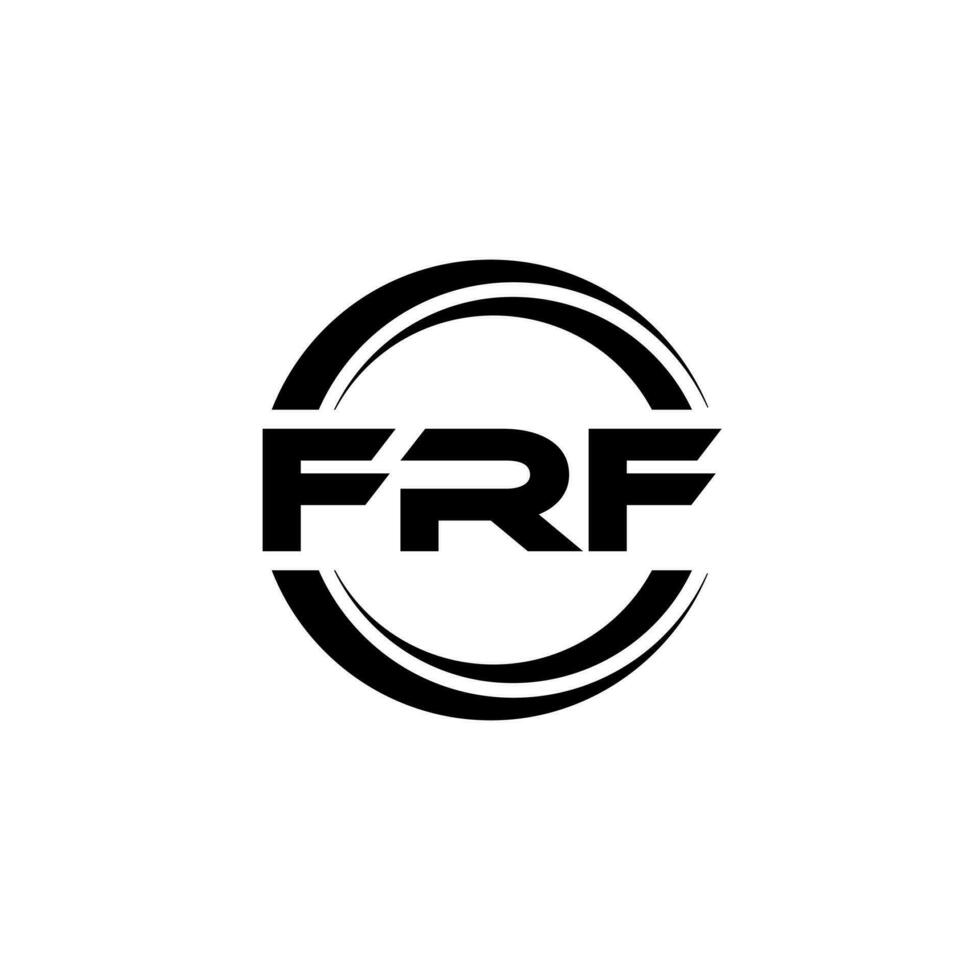 frf Logo Design, Inspiration zum ein einzigartig Identität. modern Eleganz und kreativ Design. Wasserzeichen Ihre Erfolg mit das auffällig diese Logo. vektor