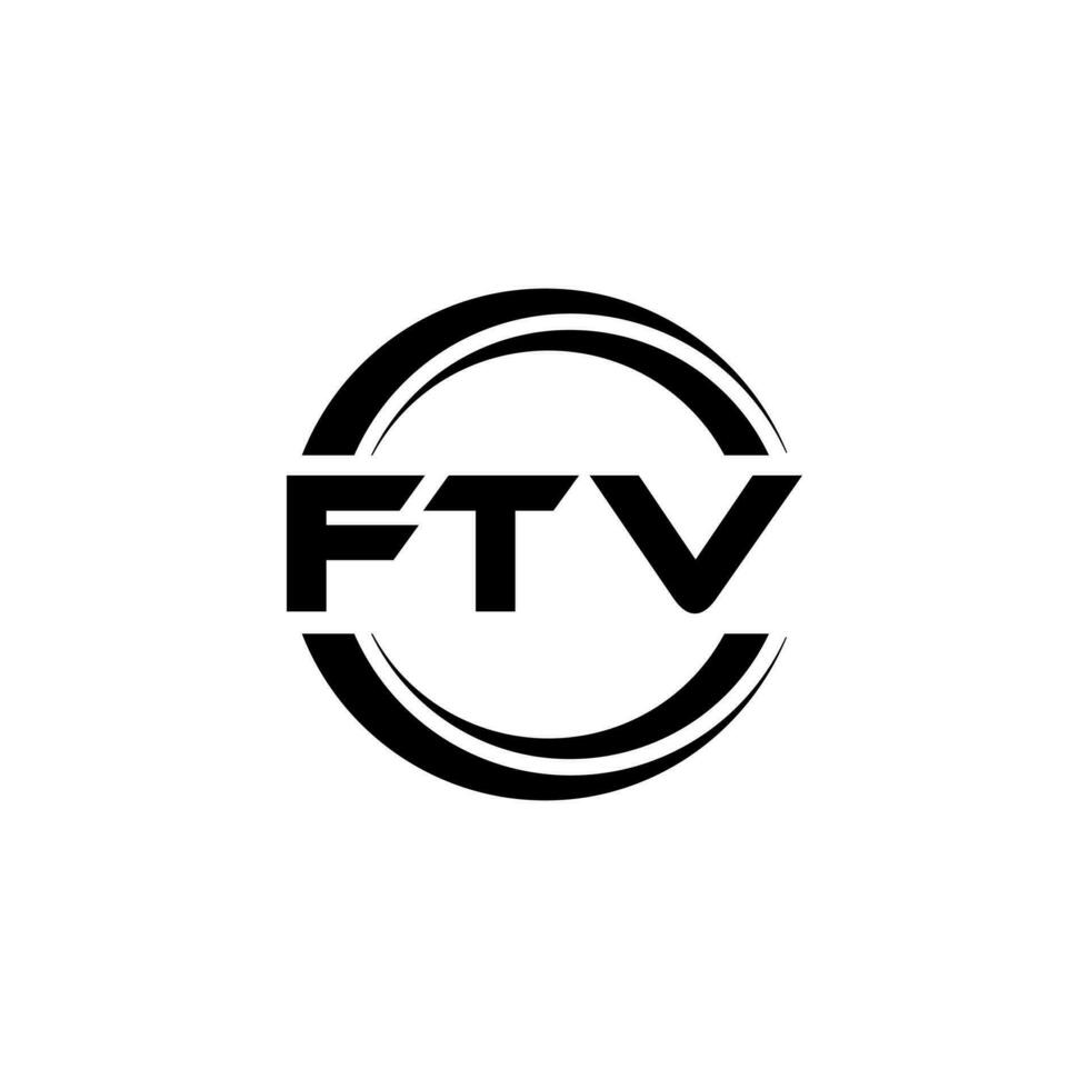 ftv Logo Design, Inspiration zum ein einzigartig Identität. modern Eleganz und kreativ Design. Wasserzeichen Ihre Erfolg mit das auffällig diese Logo. vektor