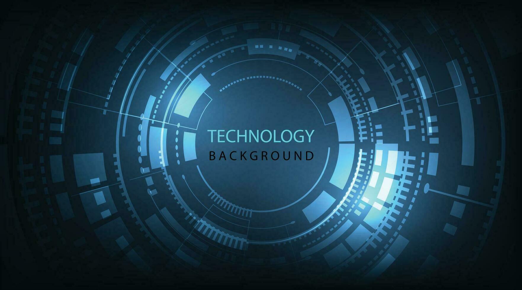 Grafik von futuristisch Digital Technologie Hintergrund. vektor