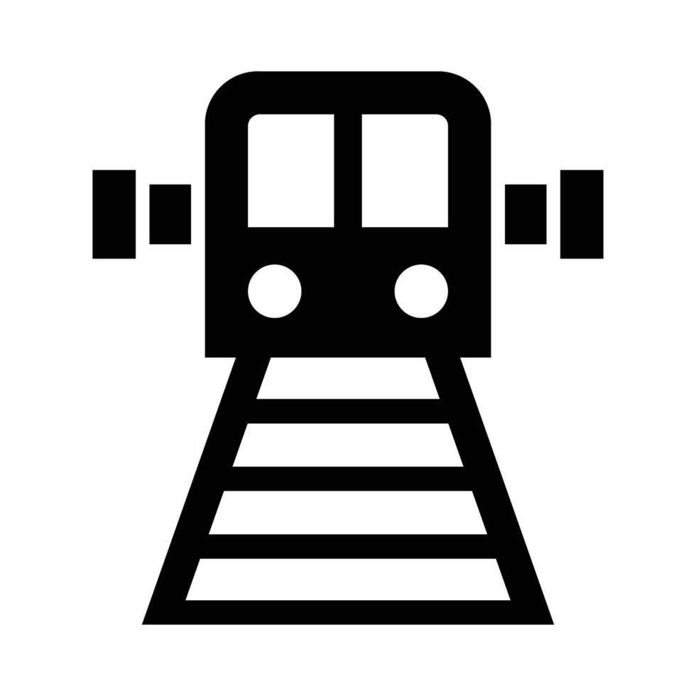 metro vektor glyf ikon för personlig och kommersiell använda sig av.