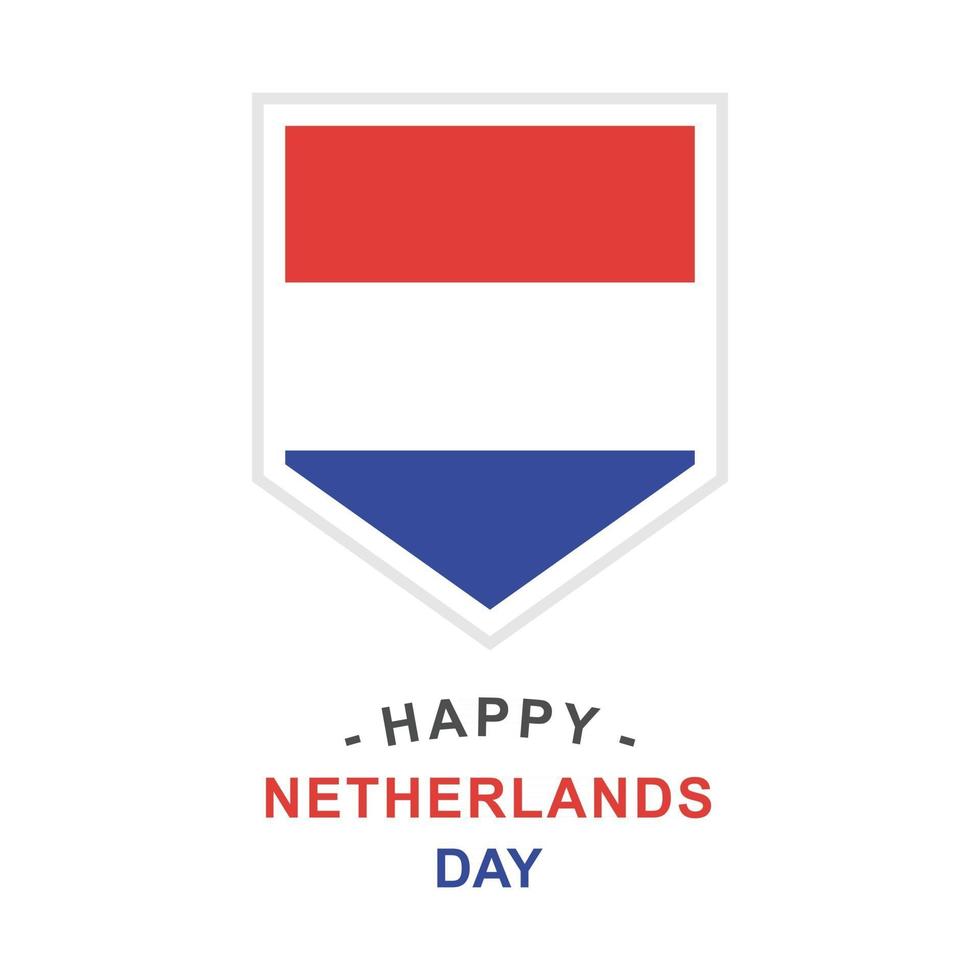 Vektor-Illustration der niederländischen Flagge vektor