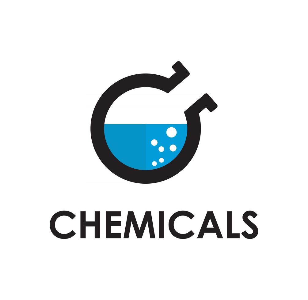kemisk logo design illustration vektor eps-format, lämplig för dina designbehov, logotyp, illustration, animering, etc.