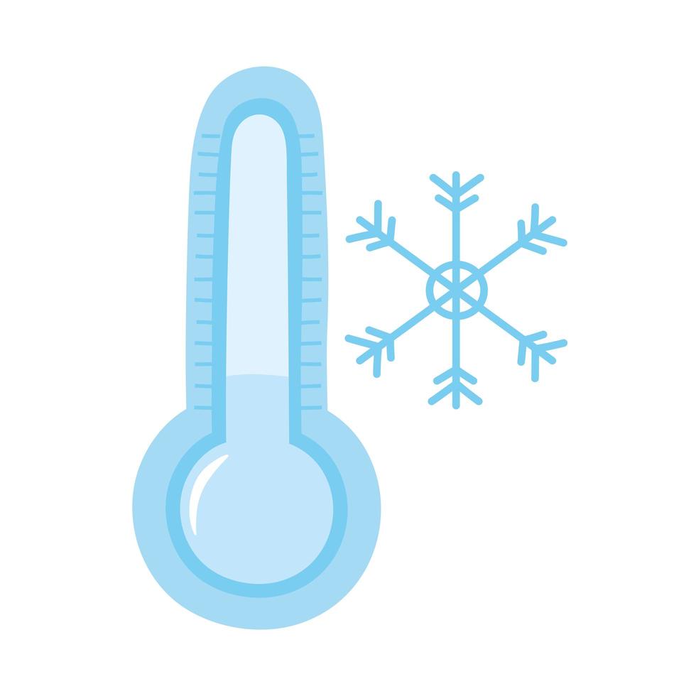 Wetter Winter Kälte Symbol isoliertes Bild isolated vektor