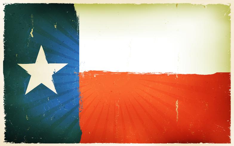 Vintage American Texas Flag Poster Bakgrund vektor