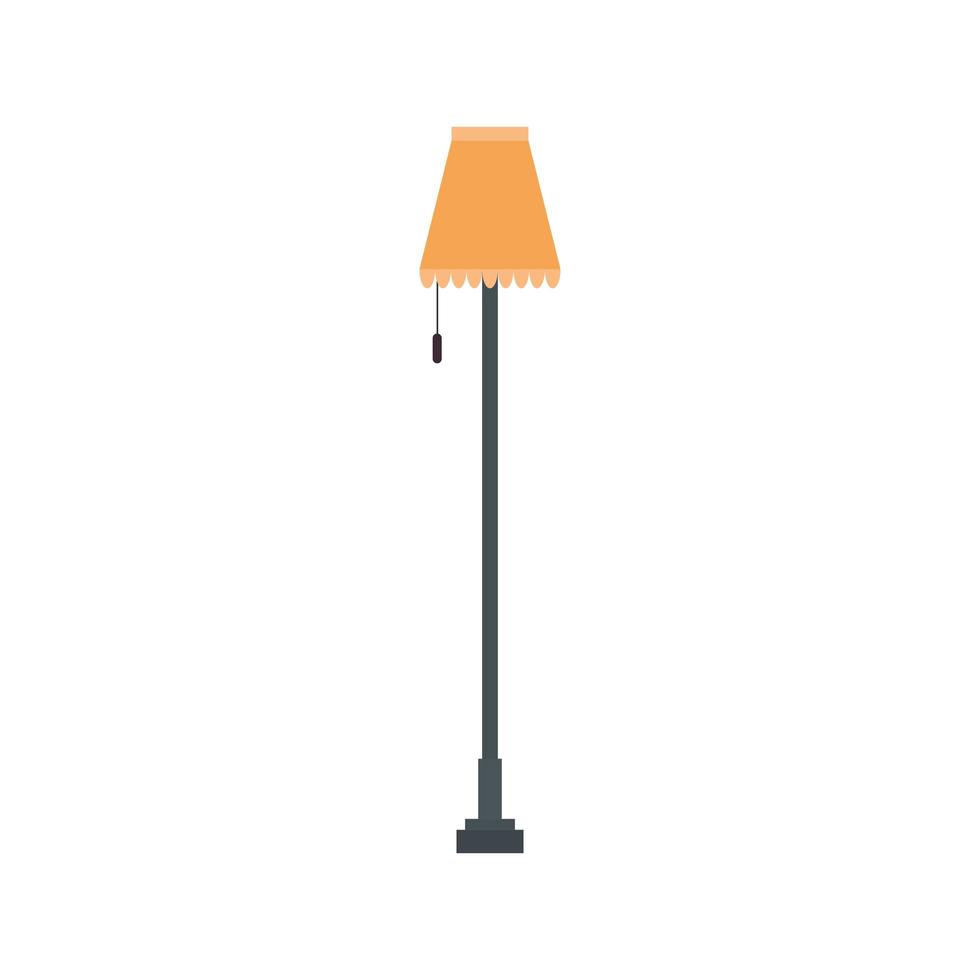 Hauslampe Licht isoliert Symbol vektor