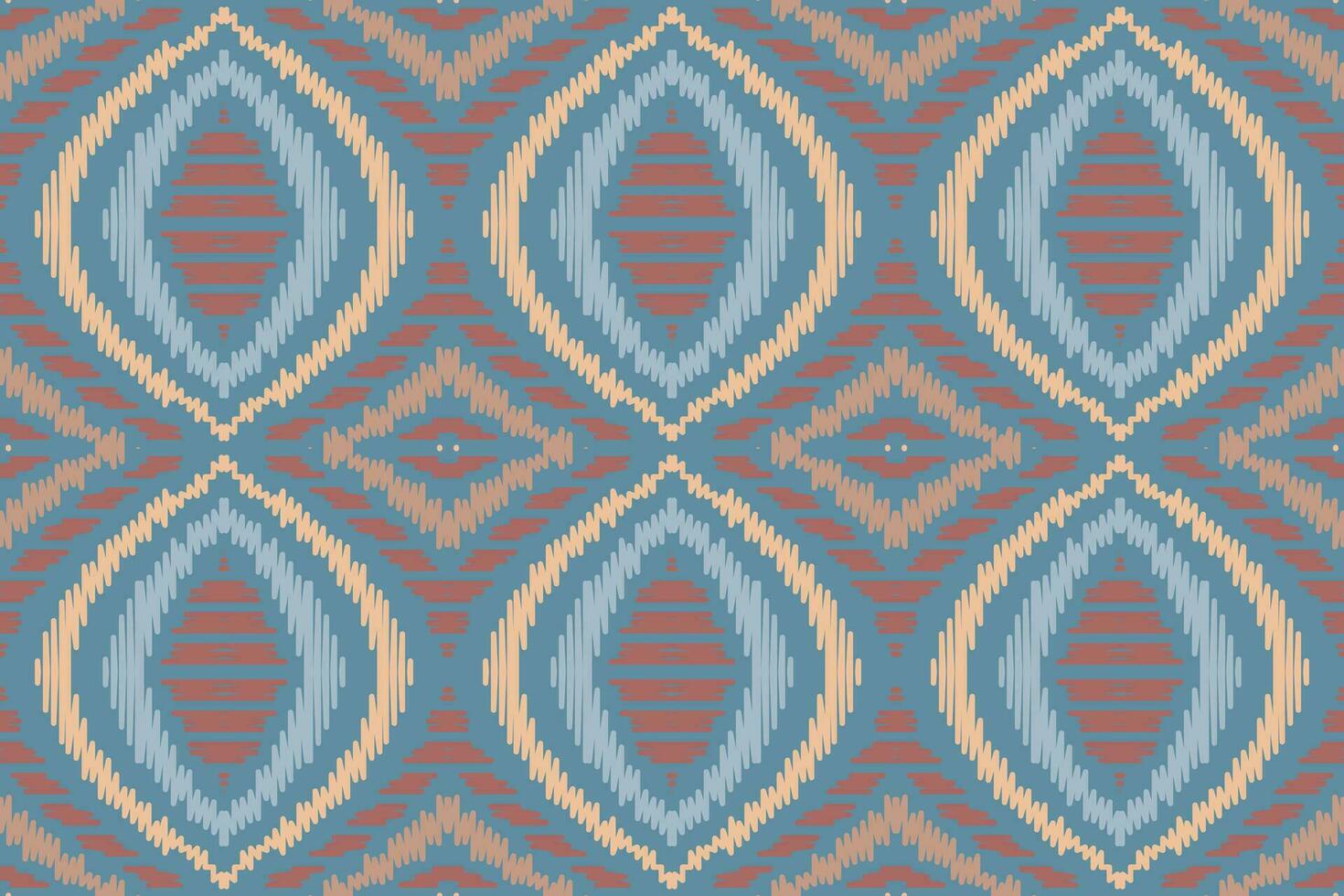 motiv ikat blommig paisley broderi bakgrund. ikat damast- geometrisk etnisk orientalisk mönster traditionell.aztec stil abstrakt vektor illustration.design textur, tyg, kläder, inslagning, sarong.