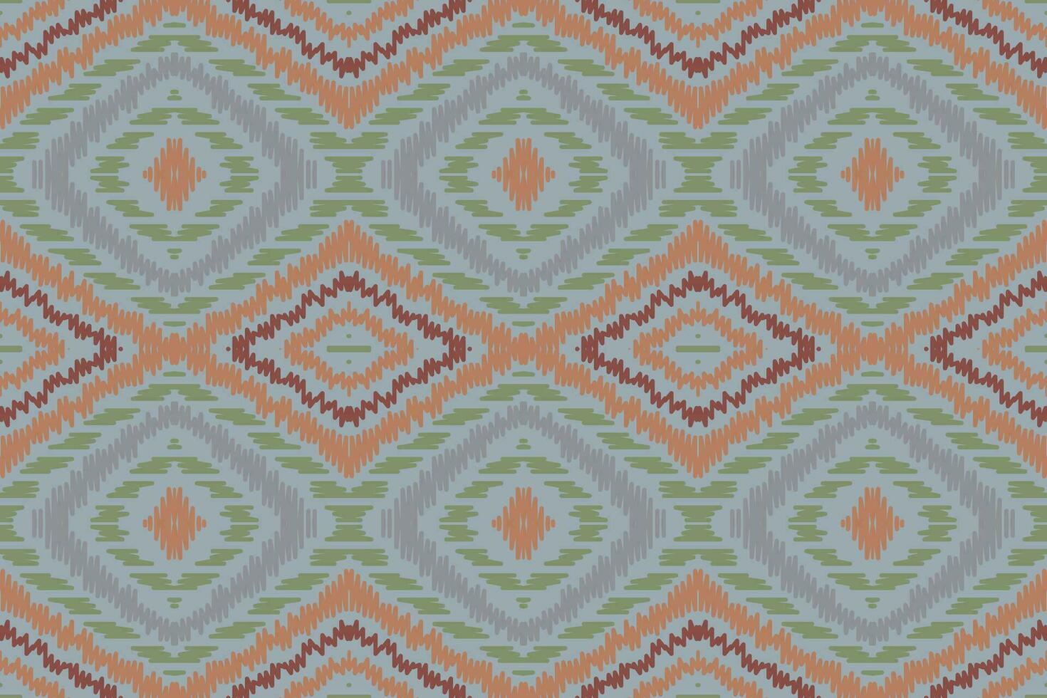 Ikat Damast Stickerei Hintergrund. Ikat aztekisch geometrisch ethnisch orientalisch Muster traditionell. Ikat aztekisch Stil abstrakt Design zum drucken Textur, Stoff, Saree, Sari, Teppich. vektor