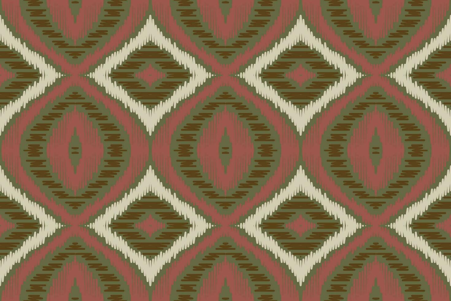 Ikat Damast Stickerei Hintergrund. Ikat Stoff geometrisch ethnisch orientalisch Muster traditionell.aztekisch Stil abstrakt Vektor illustration.design zum Textur, Stoff, Kleidung, Verpackung, Sarong.