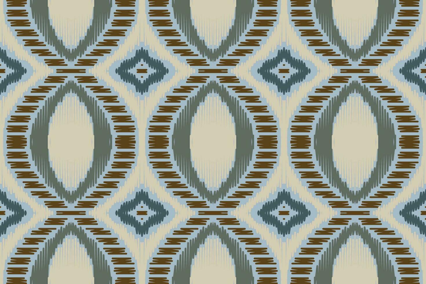 ikat damast- broderi bakgrund. ikat rand geometrisk etnisk orientalisk mönster traditionell.aztec stil abstrakt vektor illustration.design för textur, tyg, kläder, inslagning, sarong.