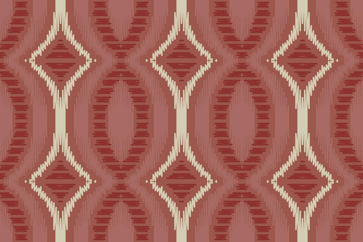 Ikat nahtlos Muster Stickerei Hintergrund. Ikat Vektor geometrisch ethnisch orientalisch Muster traditionell. Ikat aztekisch Stil abstrakt Design zum drucken Textur, Stoff, Saree, Sari, Teppich.