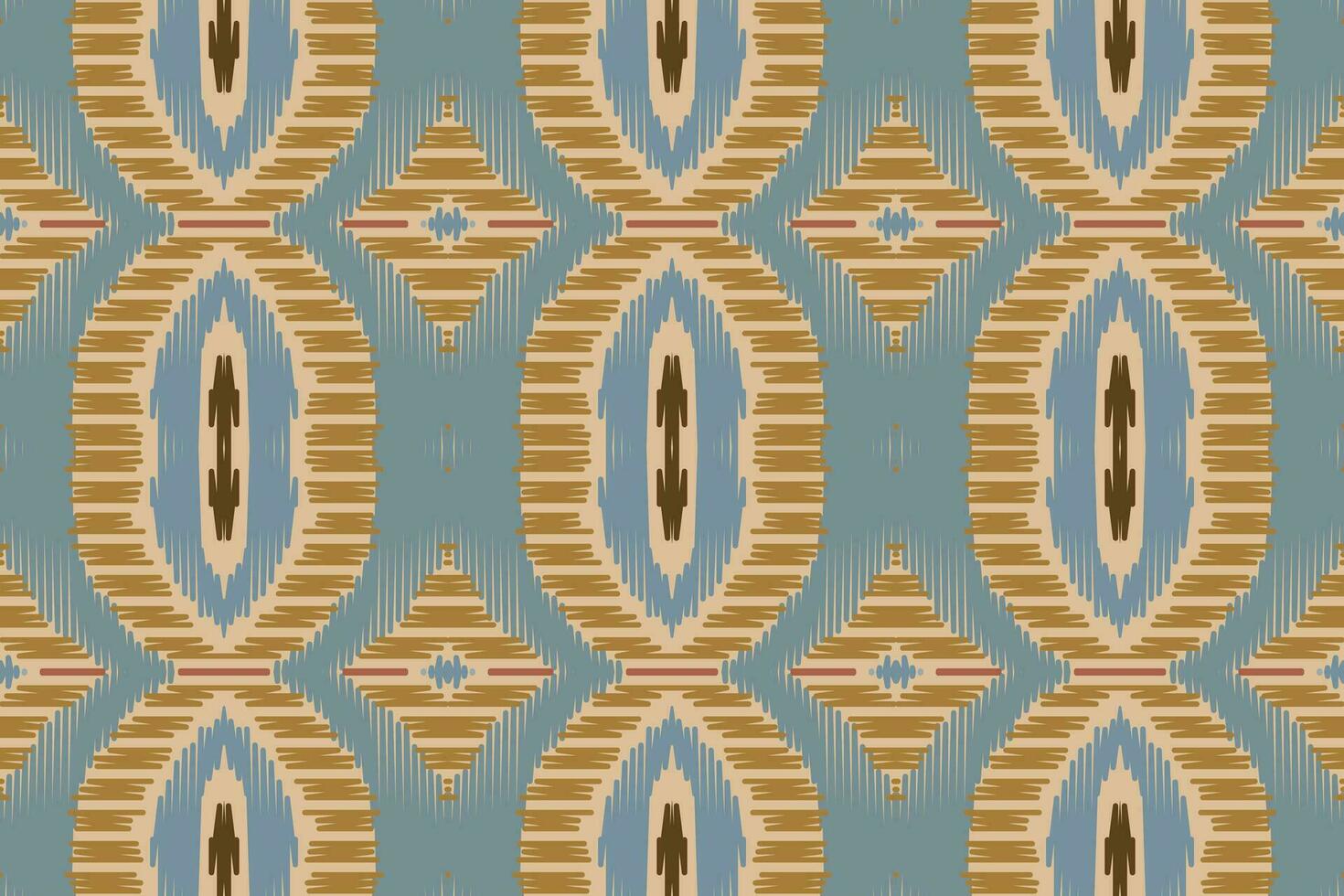 ikat paisley mönster broderi bakgrund. ikat mönster geometrisk etnisk orientalisk mönster traditionell.aztec stil abstrakt vektor illustration.design för textur, tyg, kläder, inslagning, sarong.