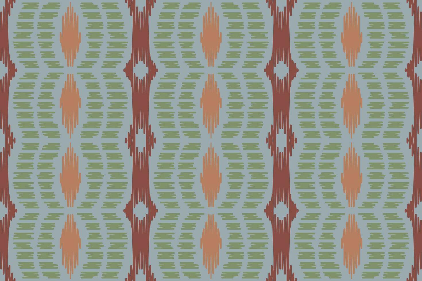 Motiv Ikat nahtlos Muster Stickerei Hintergrund. Ikat Stoff geometrisch ethnisch orientalisch Muster traditionell.aztekisch Stil abstrakt Vektor Design zum Textur, Stoff, Kleidung, Verpackung, Sarong.