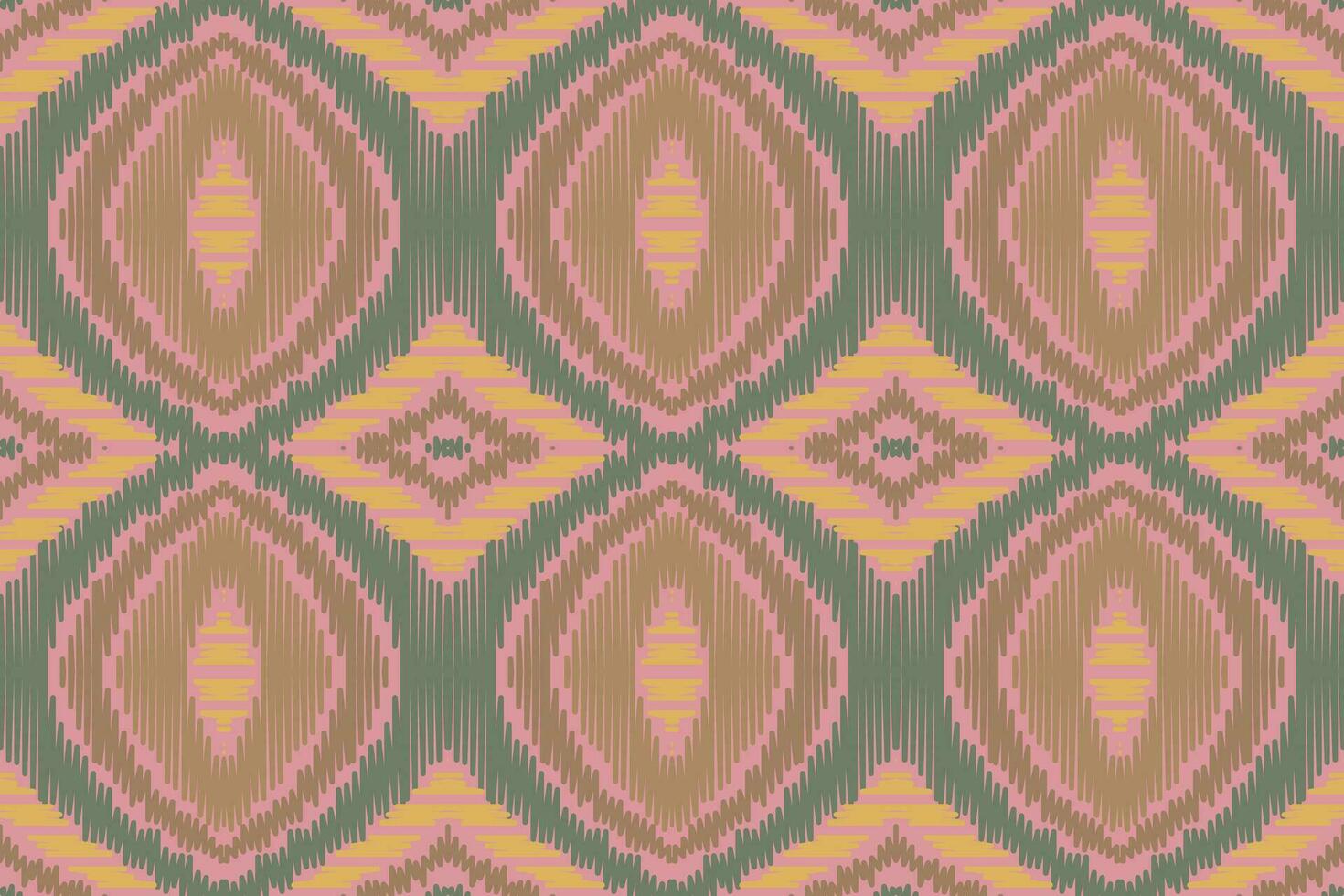 Ikat Blumen- Paisley Stickerei Hintergrund. Ikat Vektor geometrisch ethnisch orientalisch Muster traditionell.aztekisch Stil abstrakt Vektor illustration.design zum Textur, Stoff, Kleidung, Verpackung, Sarong.