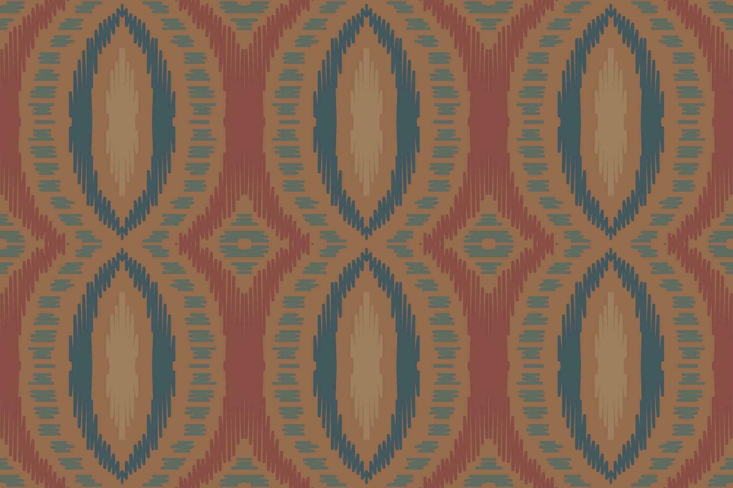 ikat blommig paisley broderi bakgrund. ikat design geometrisk etnisk orientalisk mönster traditionell. ikat aztec stil abstrakt design för skriva ut textur, tyg, saree, sari, matta. vektor