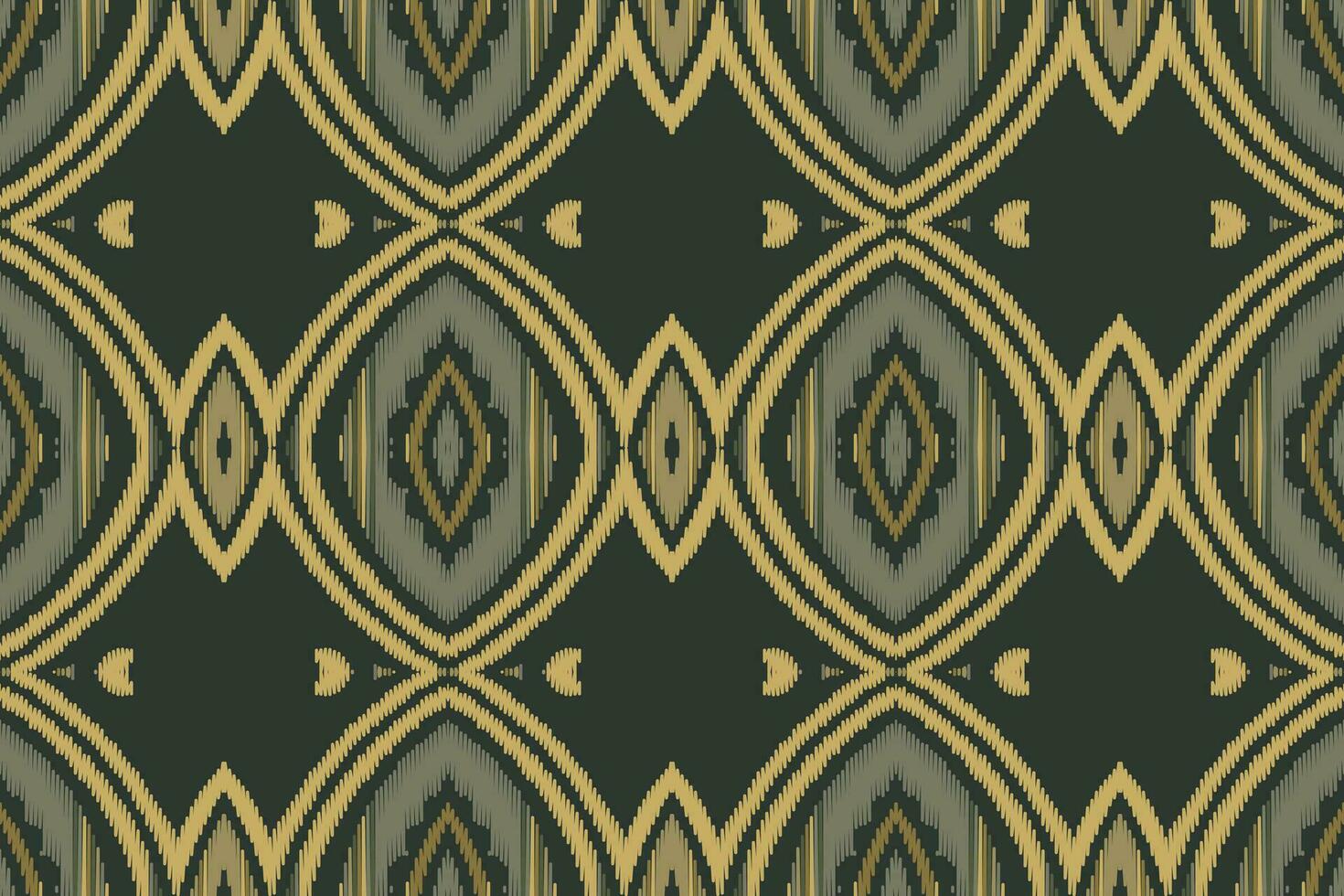 ikat damast- paisley broderi bakgrund. ikat mönster geometrisk etnisk orientalisk mönster traditionell.aztec stil abstrakt vektor illustration.design för textur, tyg, kläder, inslagning, sarong.