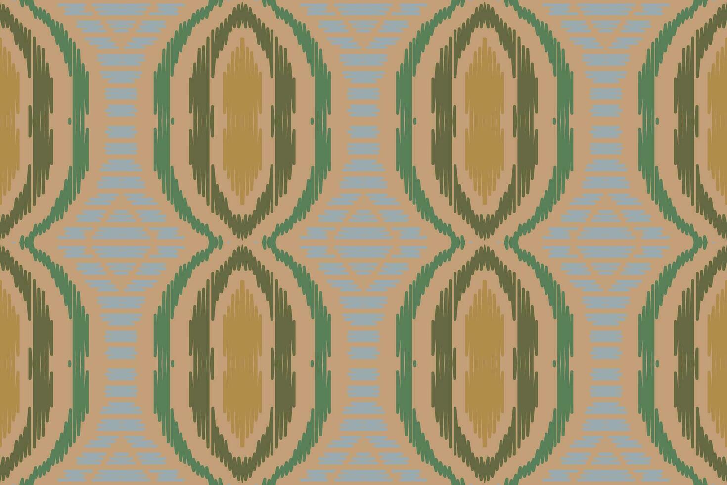 ikat blommig paisley broderi bakgrund. ikat rand geometrisk etnisk orientalisk mönster traditionell.aztec stil abstrakt vektor illustration.design för textur, tyg, kläder, inslagning, sarong.