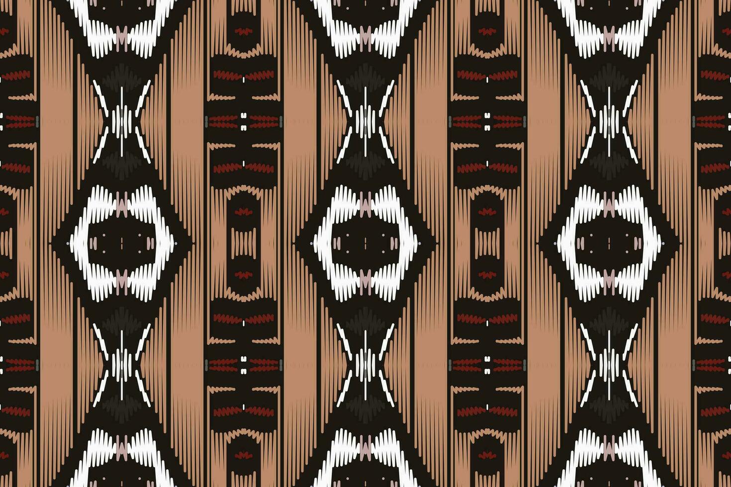 motiv ikat paisley broderi bakgrund. ikat blommig geometrisk etnisk orientalisk mönster traditionell.aztec stil abstrakt vektor illustration.design för textur, tyg, kläder, inslagning, sarong.