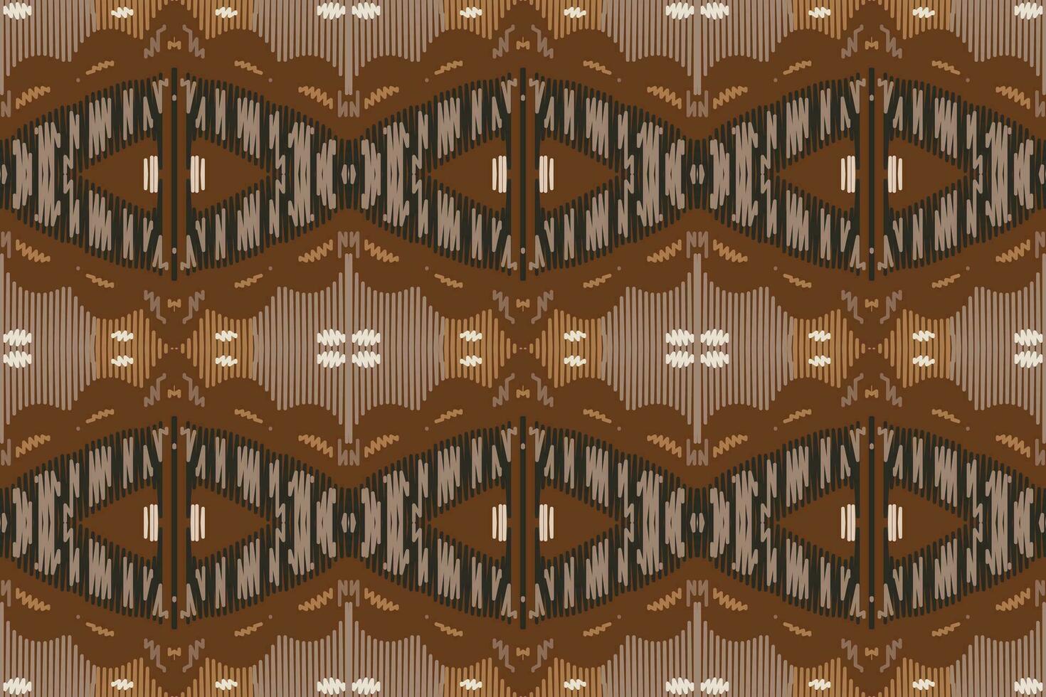 motiv ikat paisley broderi bakgrund. ikat Ränder geometrisk etnisk orientalisk mönster traditionell. ikat aztec stil abstrakt design för skriva ut textur, tyg, saree, sari, matta. vektor