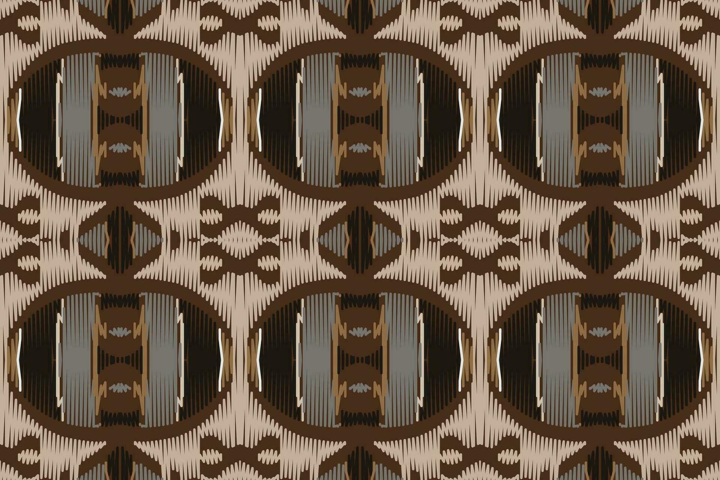 motiv ikat blommig paisley broderi bakgrund. ikat sparre geometrisk etnisk orientalisk mönster traditionell.aztec stil abstrakt vektor illustration.design textur, tyg, kläder, inslagning, sarong.
