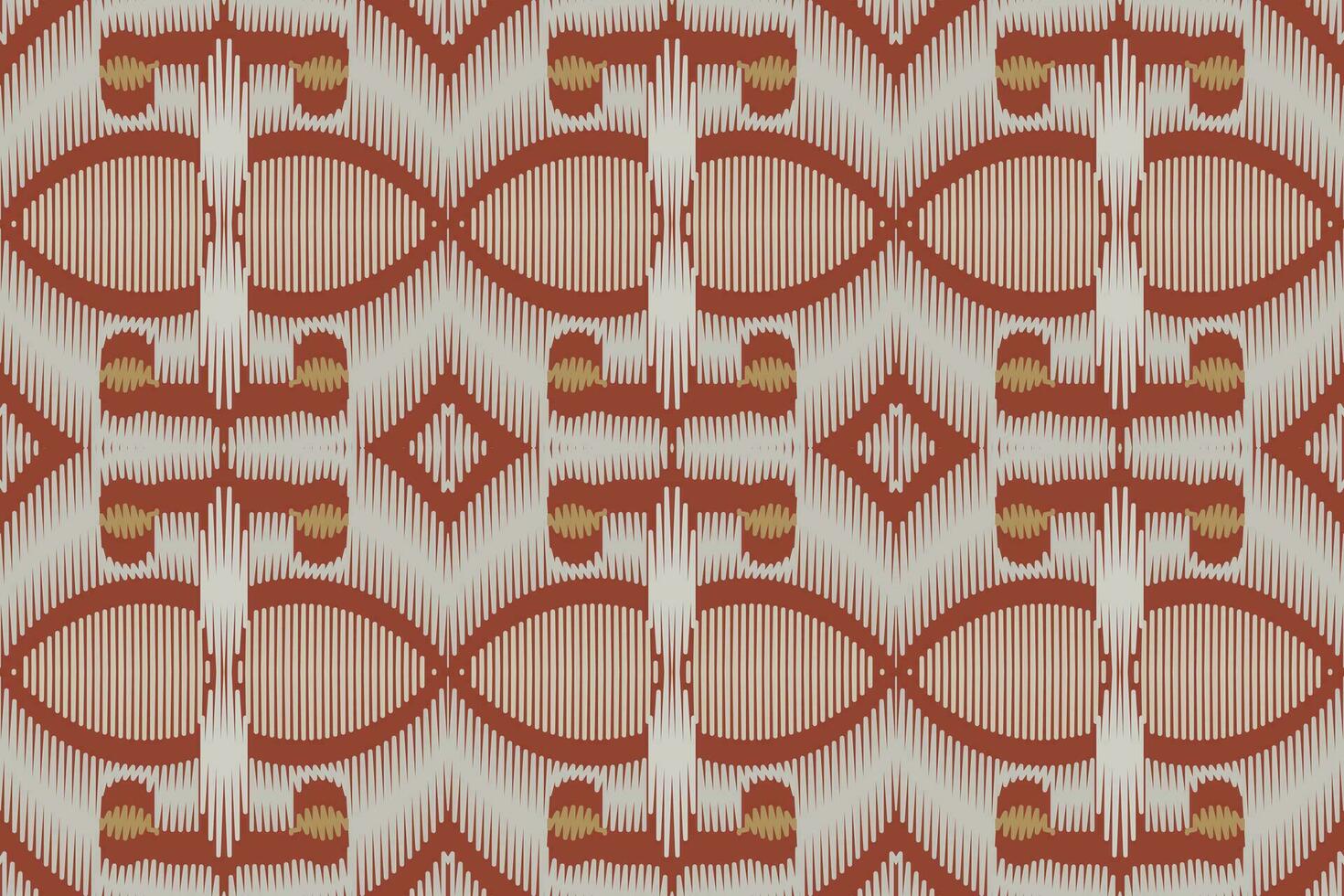 Ikat nahtlos Muster Stickerei Hintergrund. Ikat Damast geometrisch ethnisch orientalisch Muster traditionell.aztekisch Stil abstrakt Vektor Design zum Textur, Stoff, Kleidung, Verpackung, Sarong.