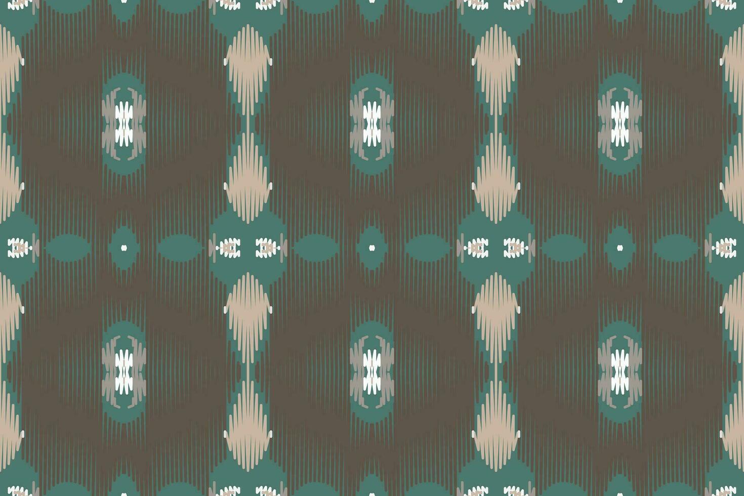 ikat tyg paisley broderi bakgrund. ikat diamant geometrisk etnisk orientalisk mönster traditionell.aztec stil abstrakt vektor illustration.design för textur, tyg, kläder, inslagning, sarong.