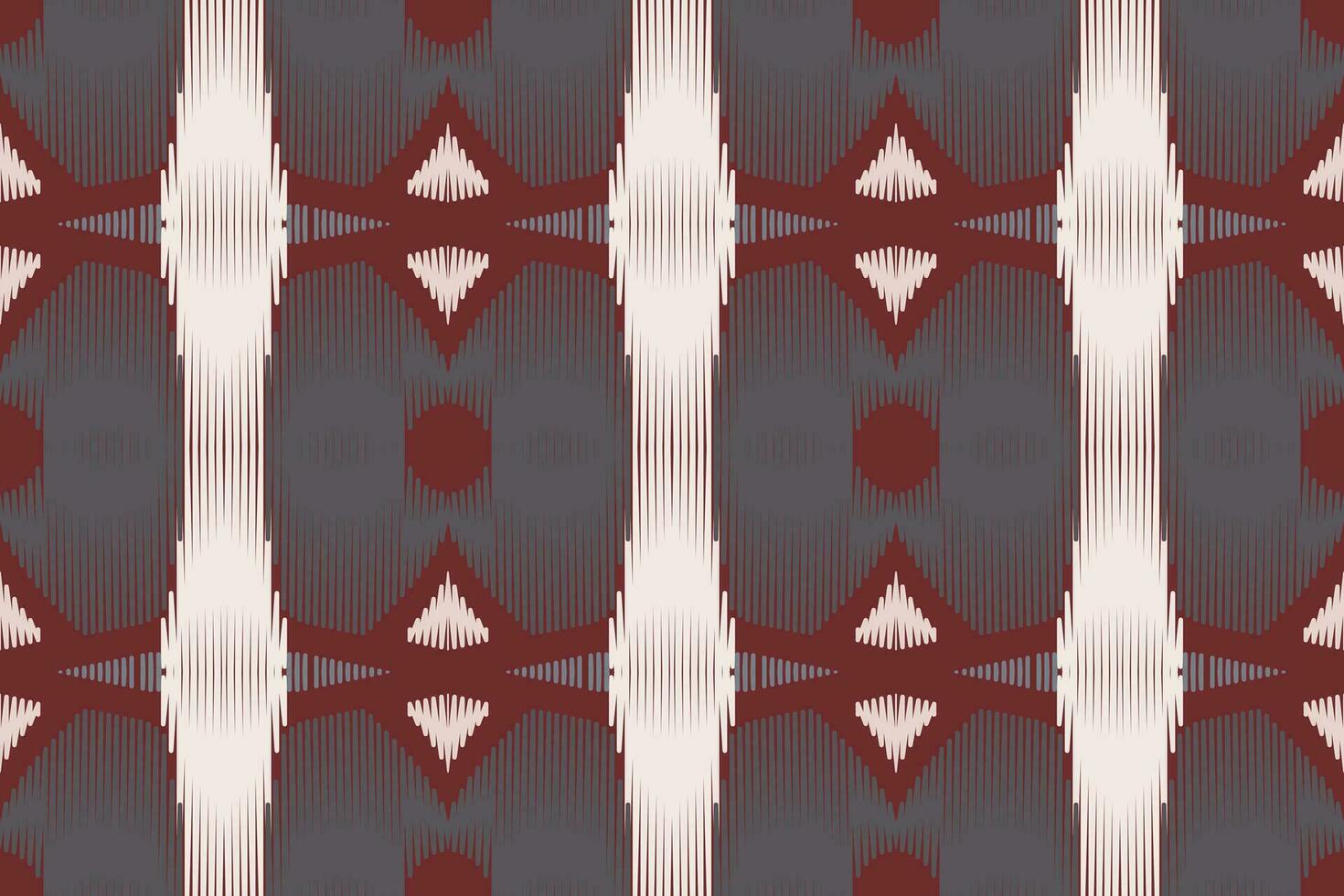 ikat blommig paisley broderi bakgrund. ikat rand geometrisk etnisk orientalisk mönster traditionell.aztec stil abstrakt vektor illustration.design för textur, tyg, kläder, inslagning, sarong.