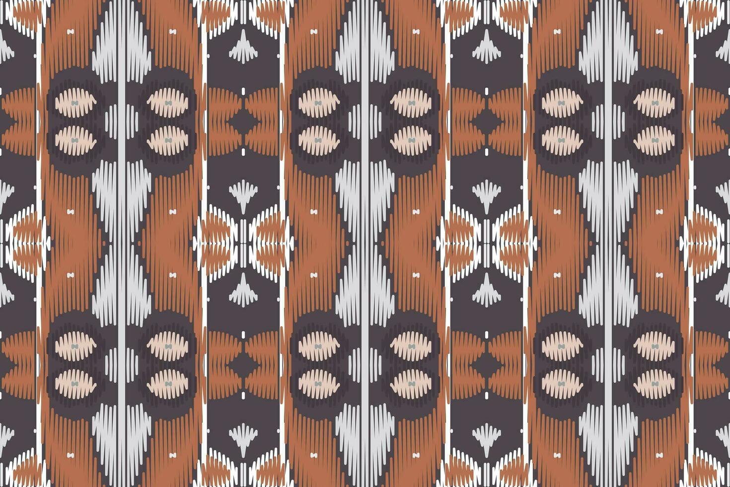 ikat damast- paisley broderi bakgrund. ikat sparre geometrisk etnisk orientalisk mönster traditionell.aztec stil abstrakt vektor illustration.design för textur, tyg, kläder, inslagning, sarong.