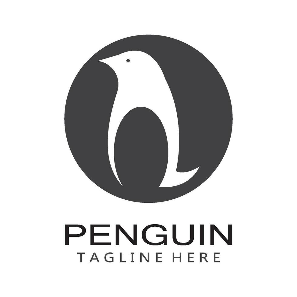 Pinguin Logo Vorlage Vektor Symbol