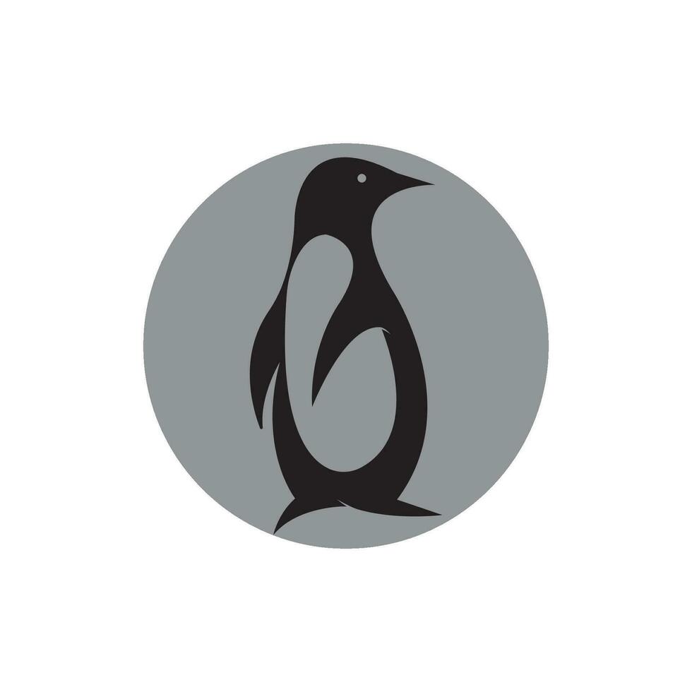 Pinguin Logo Vorlage Vektor Symbol