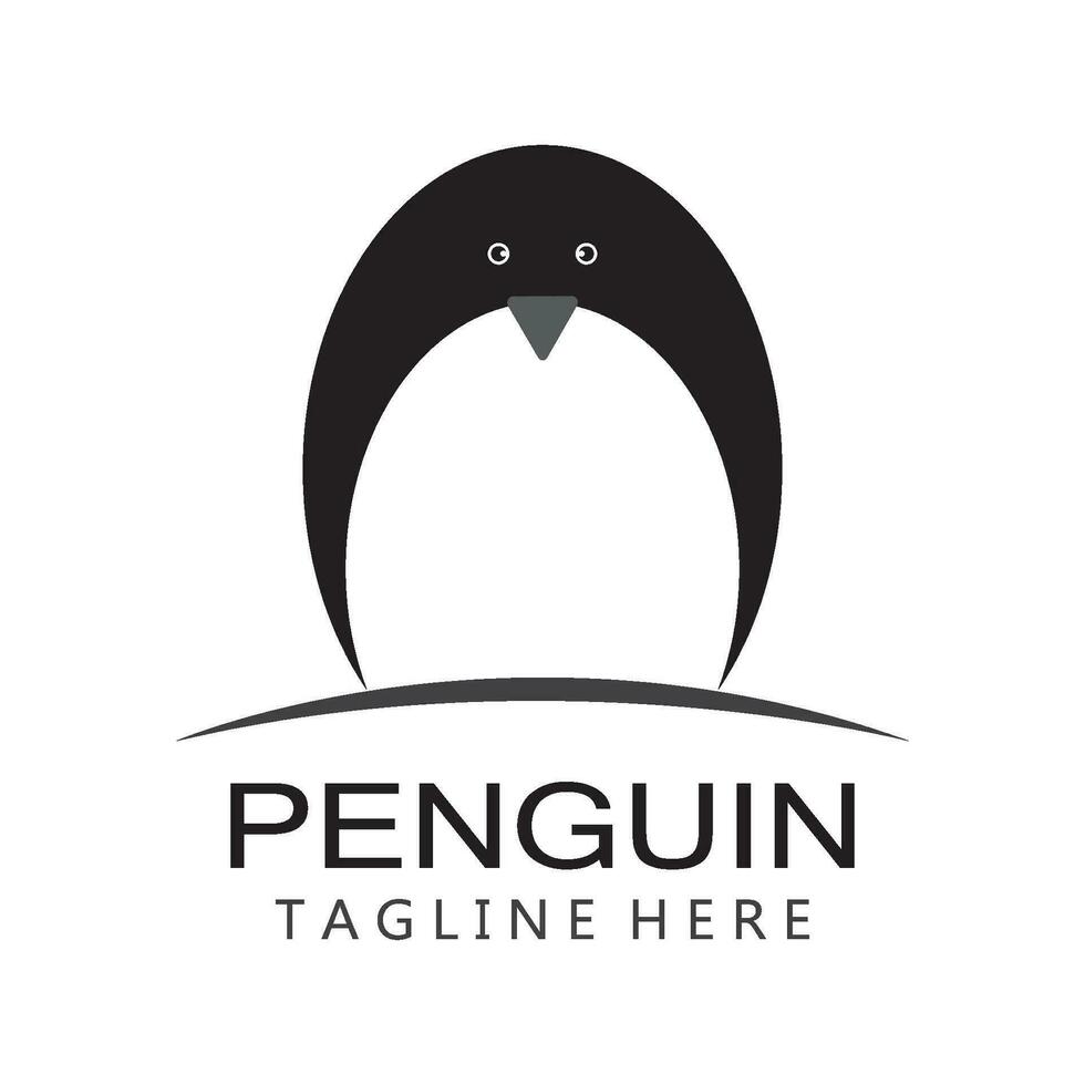 Pinguin Logo Vorlage Vektor Symbol