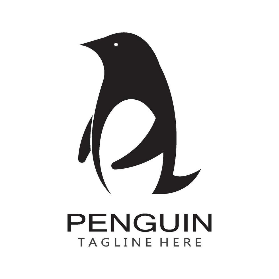 Pinguin Logo Vorlage Vektor Symbol