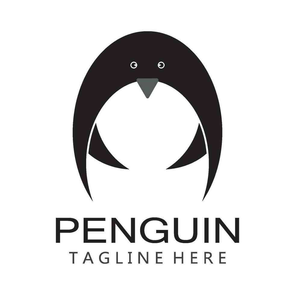 Pinguin Logo Vorlage Vektor Symbol