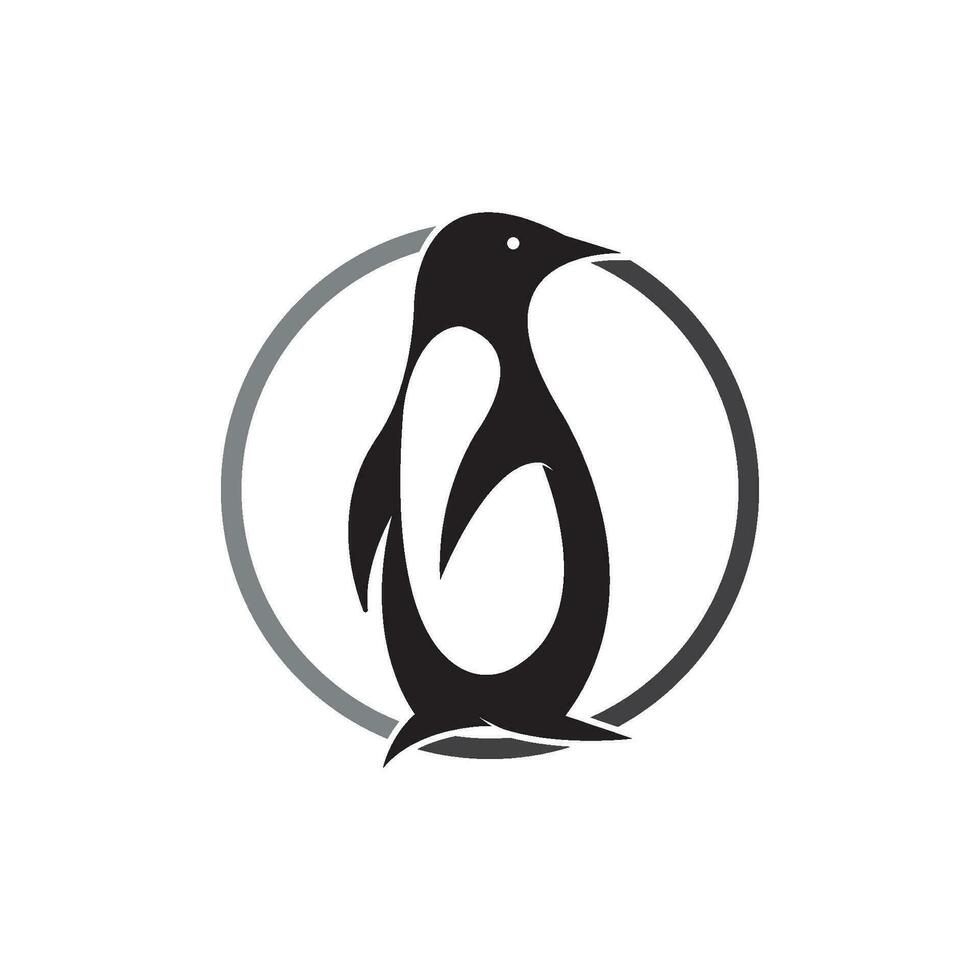 Pinguin Logo Vorlage Vektor Symbol