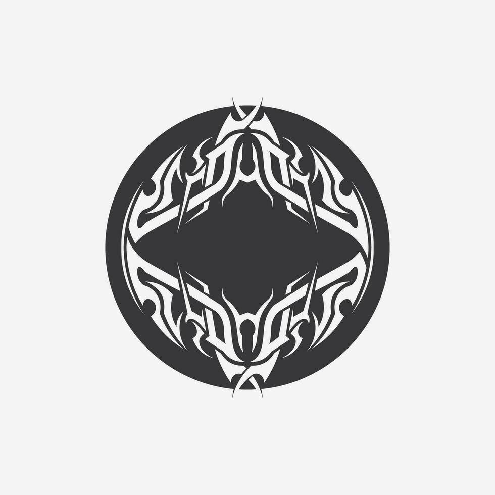 svart stam- vektor logotyp design ikon och tecken stam-